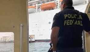 PF tenta localizar homens que violentaram mulher em navio de cruzeiro